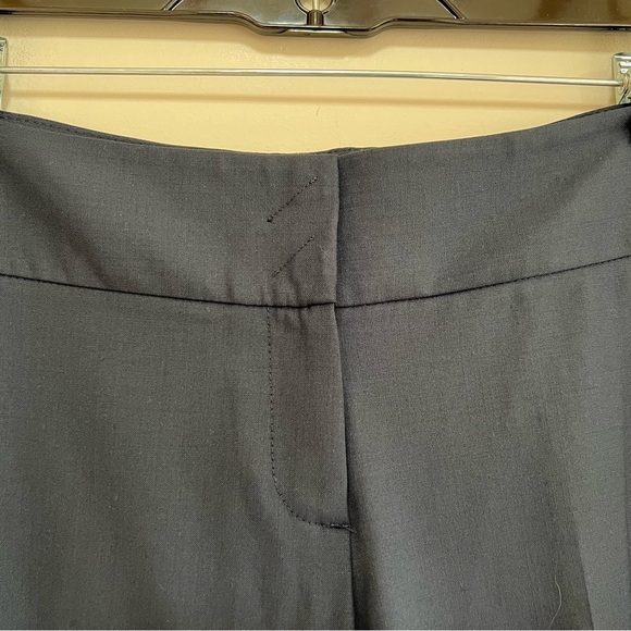 Theory Wool Wide Leg Trouser Pants in Navy Blue, size 2 - Picture 5 of 8